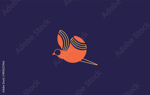 Dove Bird Icon Vector Logo Design