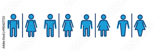 Toilet icon vector. restrooms icon vector. bathroom sign. wc, lavatory