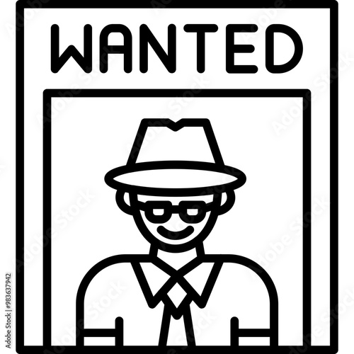 Wanted Poster Icon