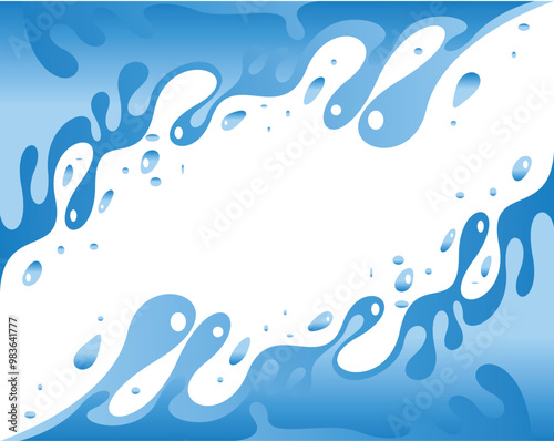 water splash background vector