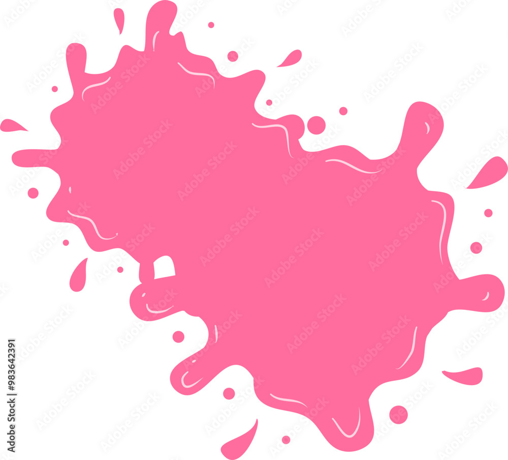 Fototapeta premium Paint splash Illustration 