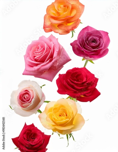 Rosas de colores