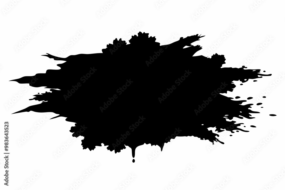Grunge badge brush, Black grunge ink stroke vector illustration
Grunge badge brush, Black grunge ink stroke vector illustration