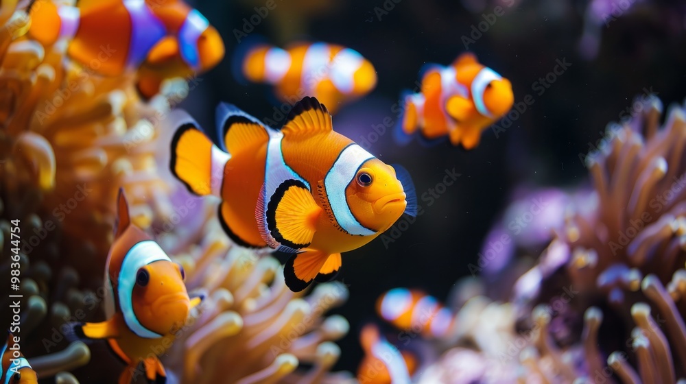 clown fish close up generative ai clown fish close up generative ai