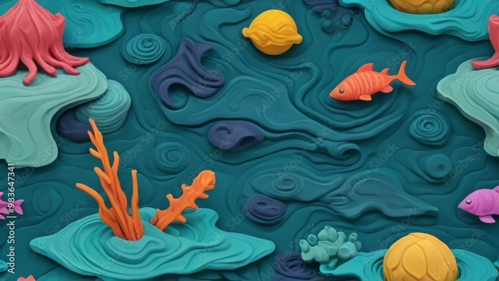 coral reef in the sea coral reef in the sea