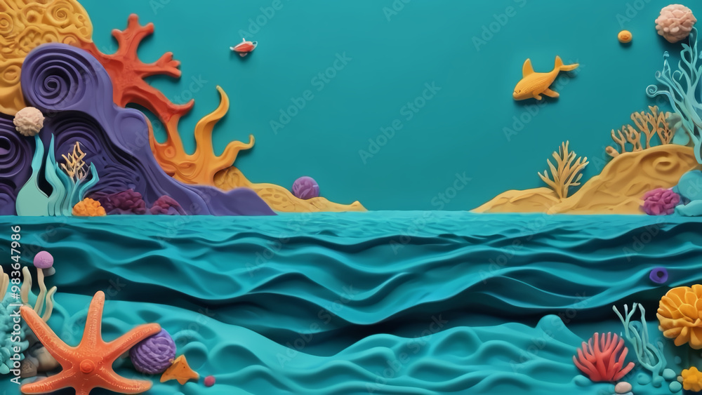 coral reef in the sea coral reef in the sea