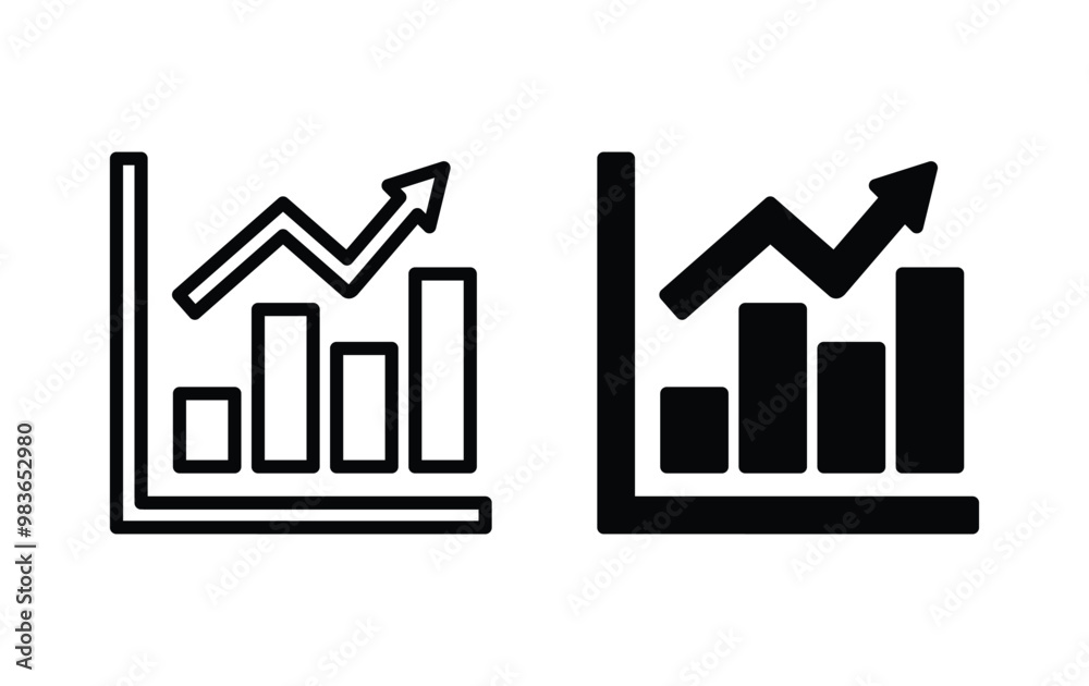 Graph icon, Graph sign vector Graph icon, Graph sign vector