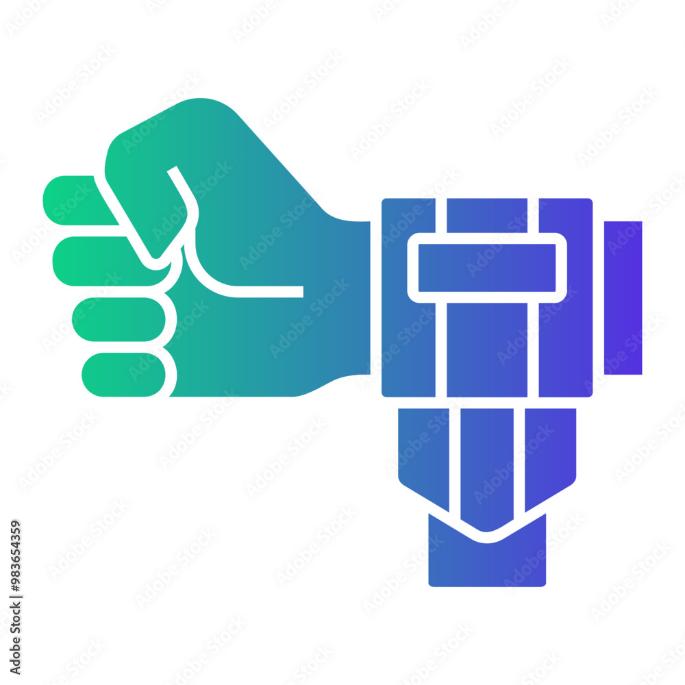 hand Gradient icon hand Gradient icon