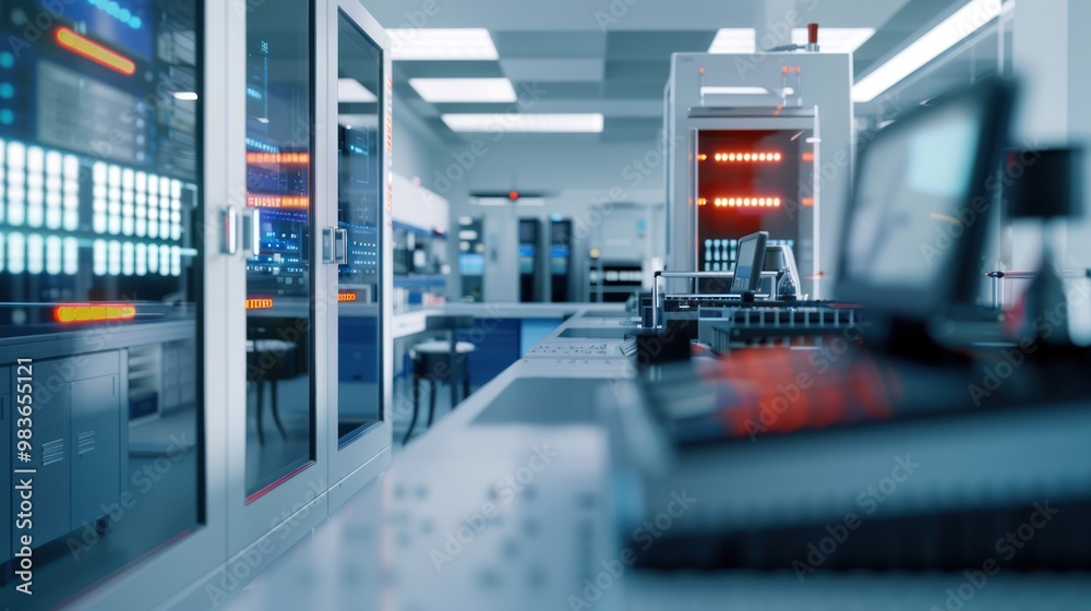 Modern Laboratory Interior