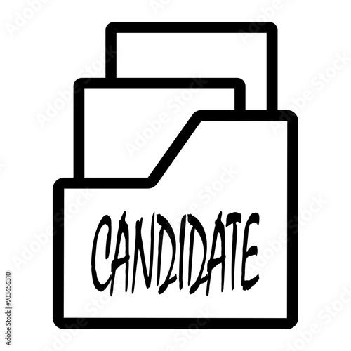 candidates Line Icon