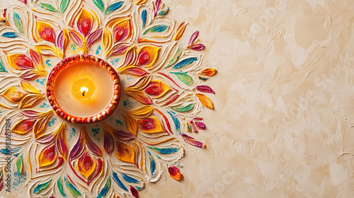 Diwali. Divali. Deepavali or Dipavali is the festival of lights. Burning candles in the temple	