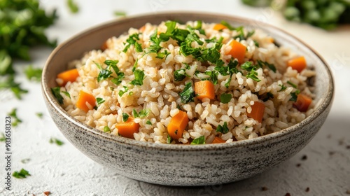 Delicious Bulgur Salad with Carrots and Herbs