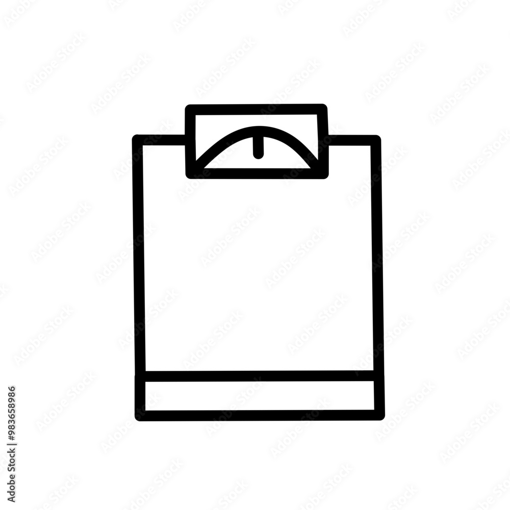 scale line icon scale line icon