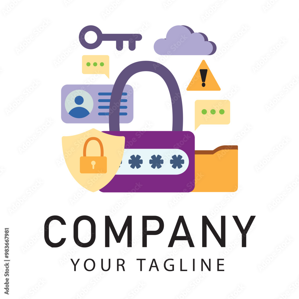 Cybersecurity illustration Cybersecurity illustration