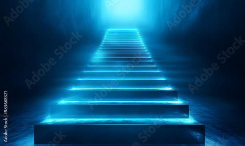 Futuristic Stock Market Chart with Glowing Data or Dynamic Financial Timeline for graphic background