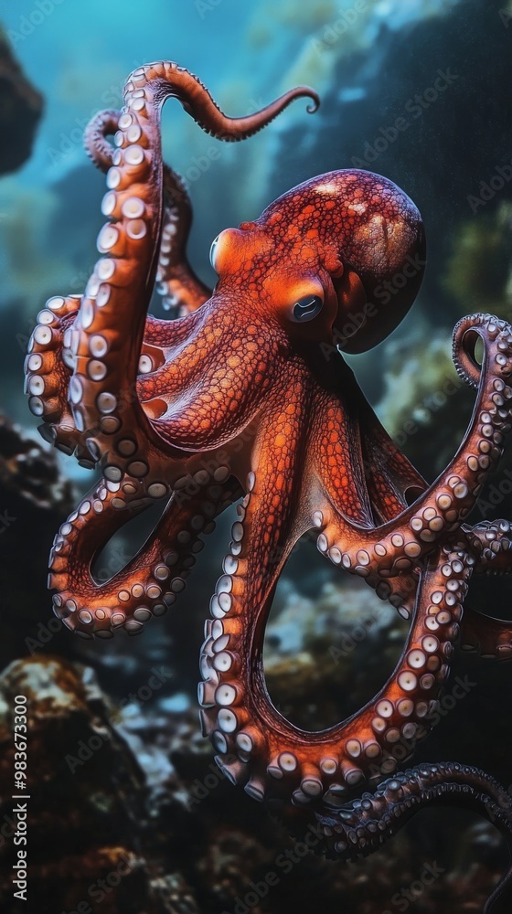 Celebrate Octopus Day by diving into the mysterious underwater world, where the intelligent and enigmatic octopus reigns as a master of camouflage and survival Celebrate Octopus Day by diving into the mysterious underwater world, where the intelligent and enigmatic octopus reigns as a master of camouflage and survival