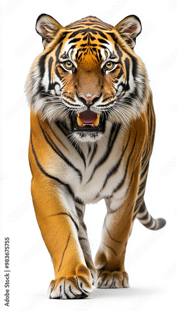 Obraz premium tiger isolated on white