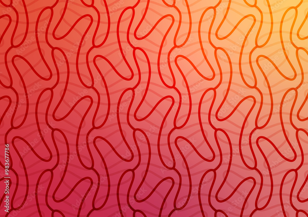 Abstract pattern gradient red line background