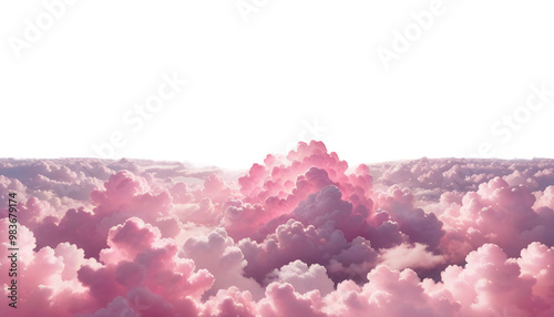 Obraz na płótnie pink clouds room sparkling copy dreamy cloudscape background pink text sky calm sky cloud cloud pink sun heaven nature day white light cloudscape weather air cloudy background wallpaper sunlight w salonie