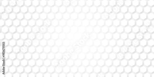 White soft light bubbles pattern of hydrogel balls as contemporary abstract background. Abstract background with seamless pattern with hexagons . 