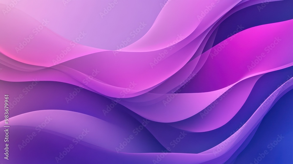 Obraz premium Purple gradient abstract banner background
