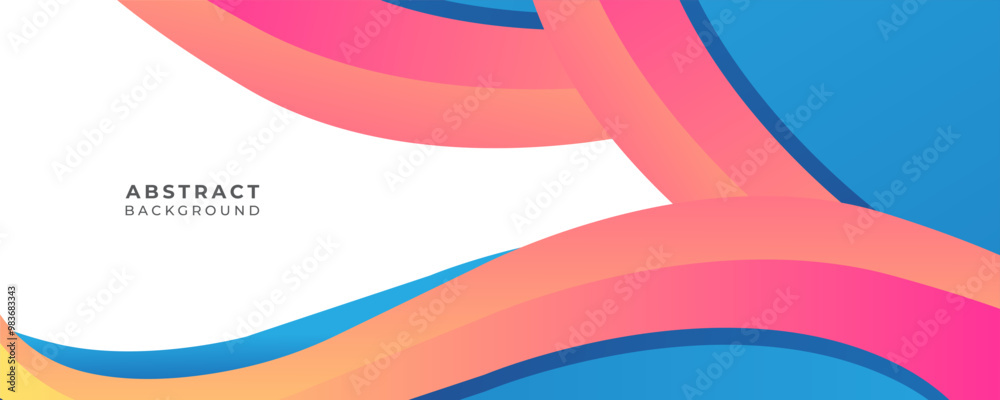 Colorful Abstract Wave Background Design Colorful Abstract Wave Background Design