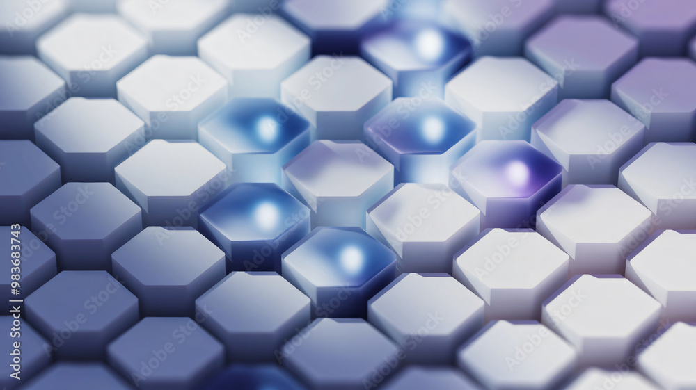 Geometric background with hexagon patterns Geometric background with hexagon patterns