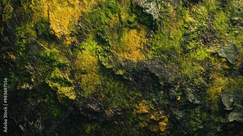 Abstract textures created by moss Abstract textures created by moss