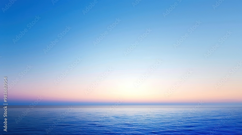 Fototapeta premium Tranquil Sunset over the Sea
