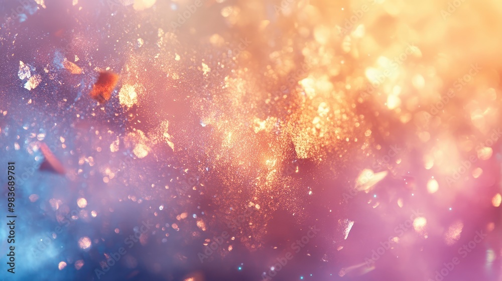 Fototapeta premium Shimmering metallic foil background