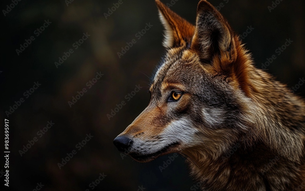 Close-up wildlife photography of a wolf in nature
Close-up wildlife photography of a wolf in nature