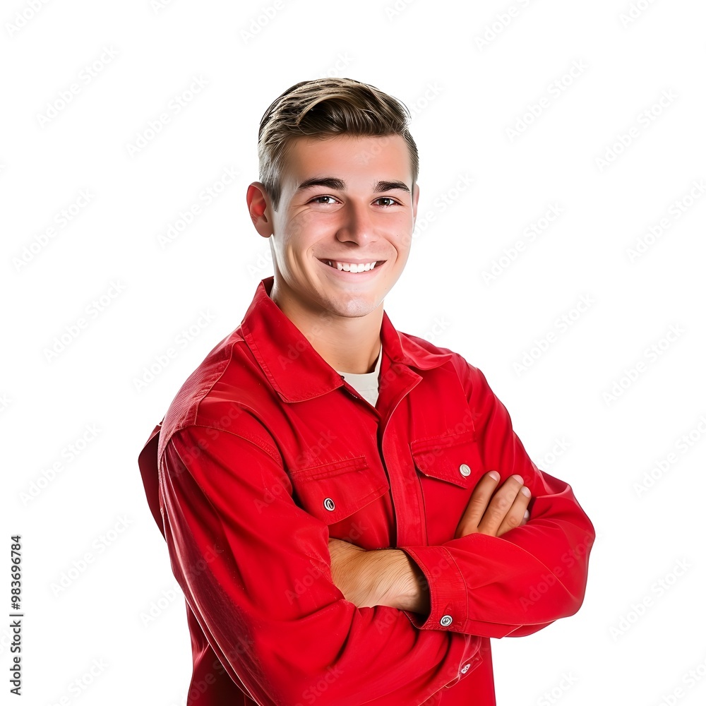 portrait of a person of male technician