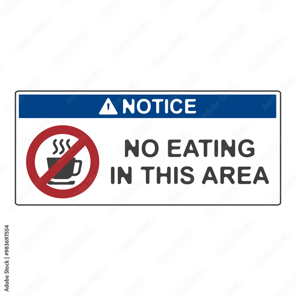 No eating or drinking, no smoking, flat logo No eating or drinking, no smoking, flat logo