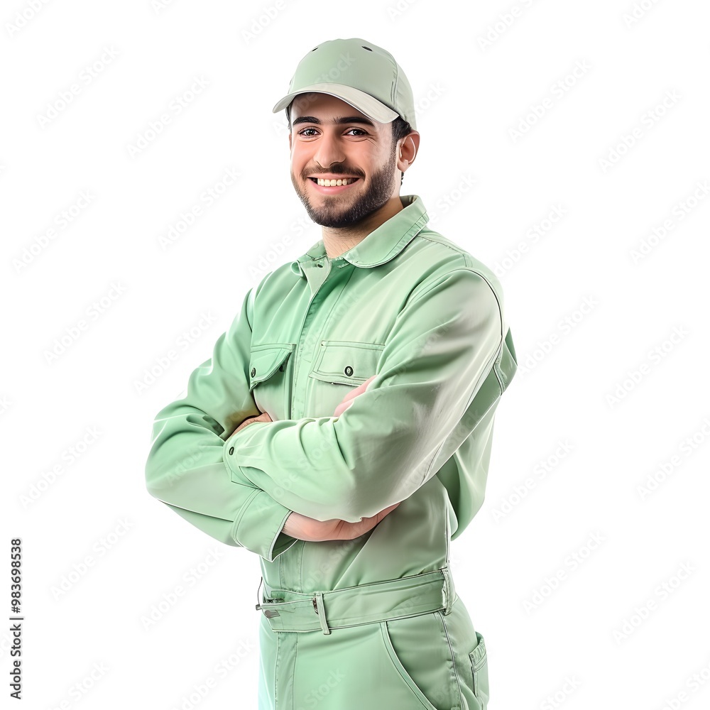 portrait of a person of male technician portrait of a person of male technician