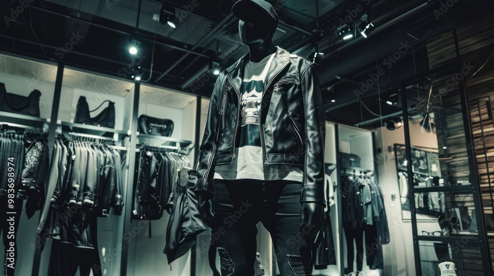 Fototapeta premium Mannequin in a Fashion Store