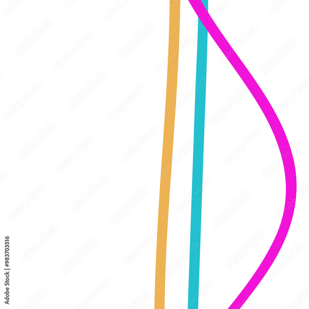Spring colour lines decoration Spring colour lines decoration