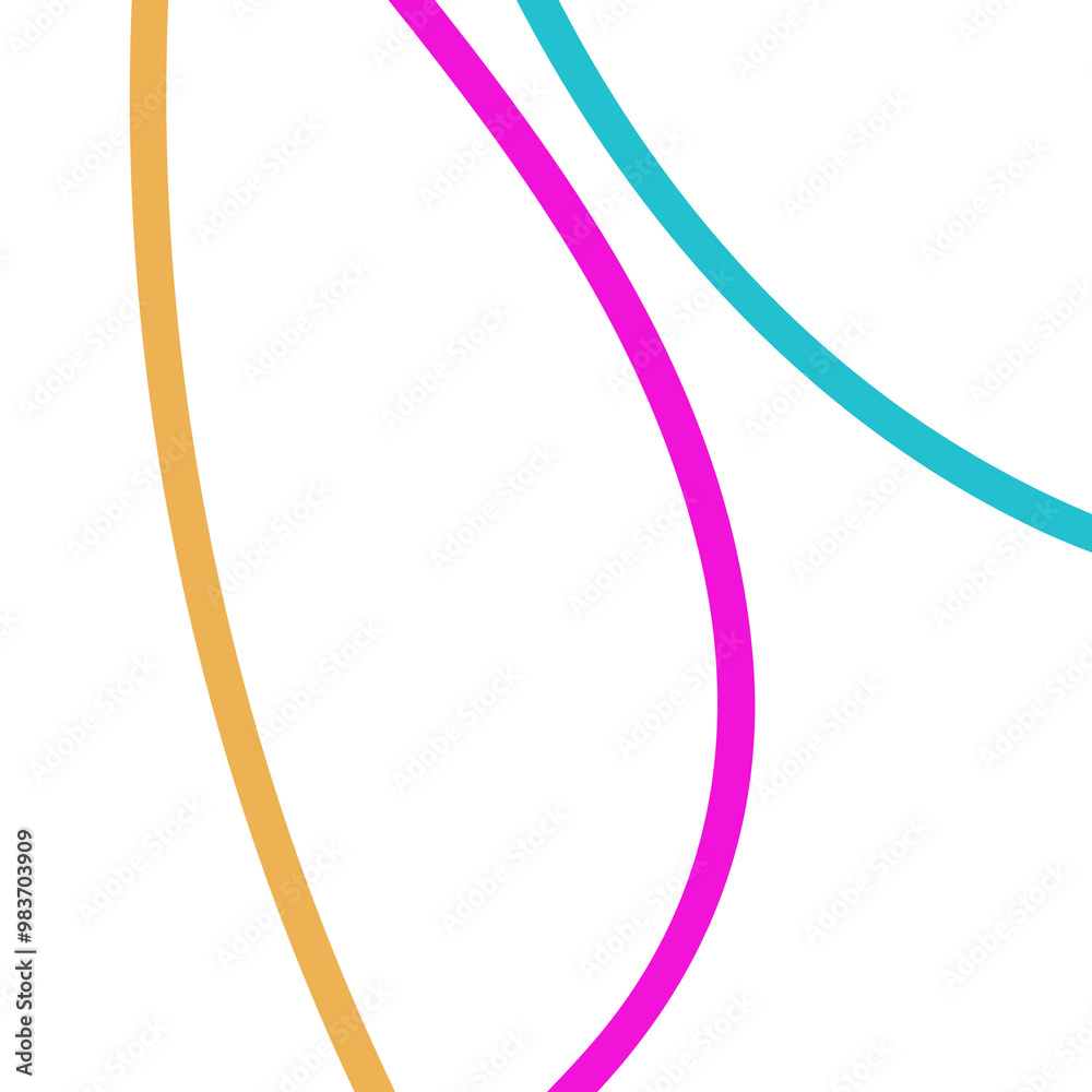 Spring colour lines decoration Spring colour lines decoration
