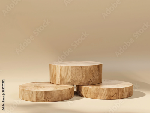 Wooden Podium: Simple Sophistication on a Bright Stage