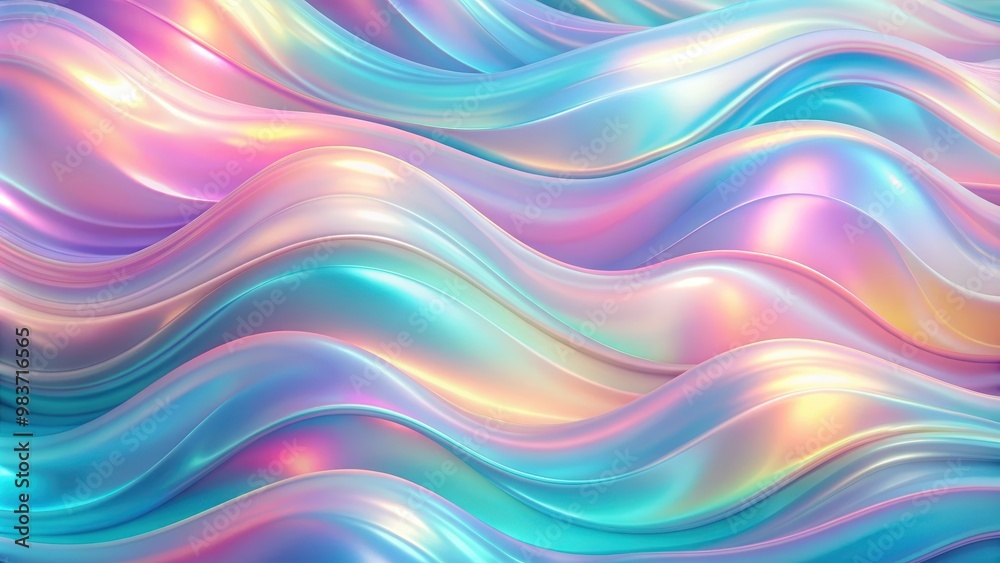 Holographic background with soft pastel colors and flowing wavy lines, holographic, background, pastel, colors, wavy Holographic background with soft pastel colors and flowing wavy lines, holographic, background, pastel, colors, wavy
