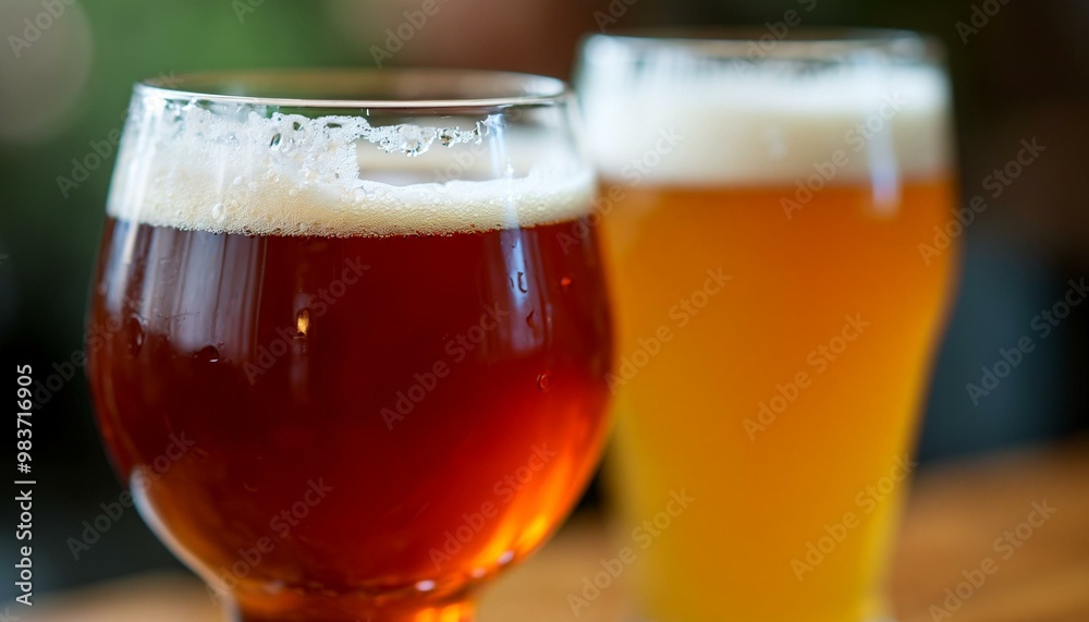 Macro Details of Oktoberfest and IPA Beers Macro Details of Oktoberfest and IPA Beers