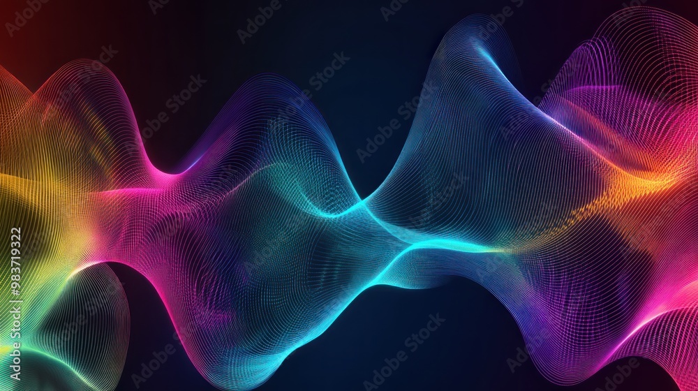 Abstract Colorful Waves Abstract Colorful Waves