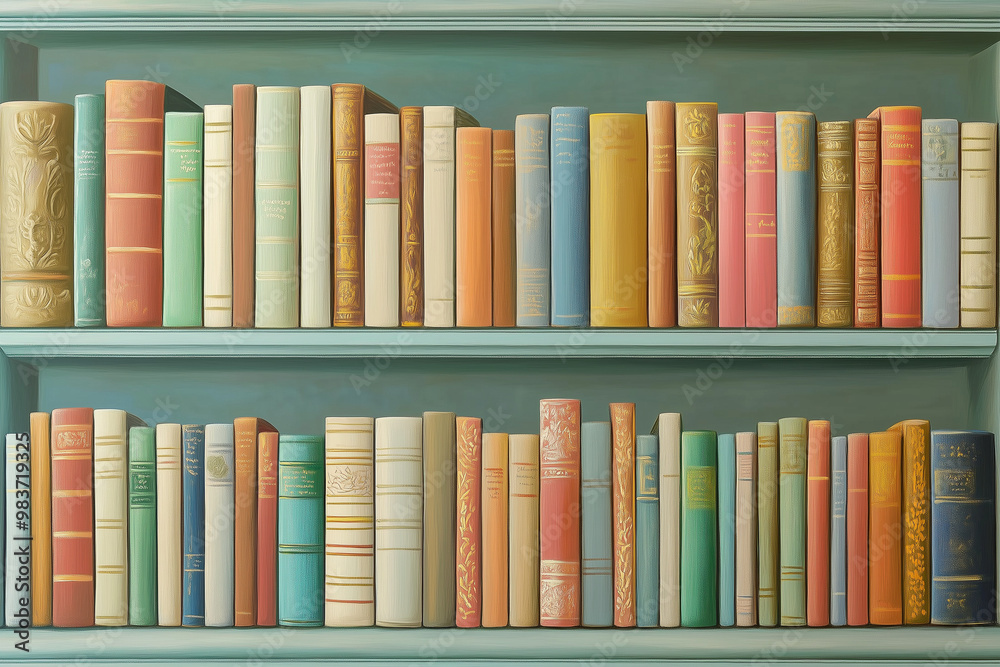 Bookshelf,Artwork,Sophisticated,Generative AI Bookshelf,Artwork,Sophisticated,Generative AI