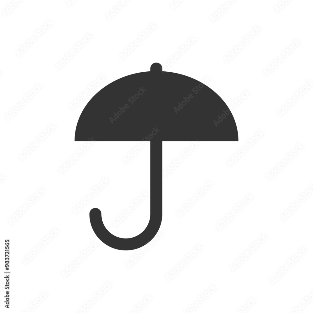 Black Umbrella Icon Design on White Background. umbrella icon designed in a minimalist style. Perfect for weather apps, graphic design, and various web projects. Black Umbrella Icon Design on White Background. umbrella icon designed in a minimalist style. Perfect for weather apps, graphic design, and various web projects.