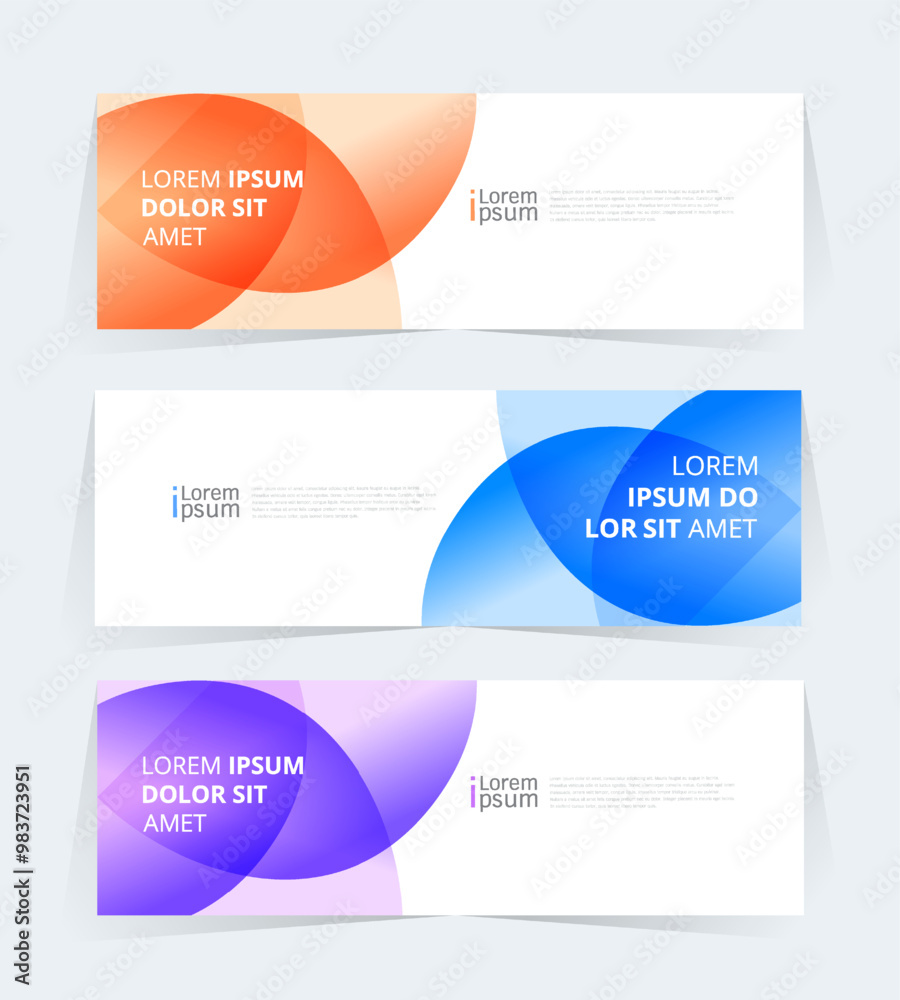 Geometric banner design with Vector presentation template. Geometric banner design with Vector presentation template.
