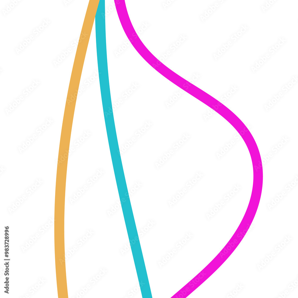 Pink teal yellow lines, background Pink teal yellow lines, background