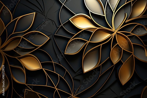 Acrylic painting of bubbles on a dark background