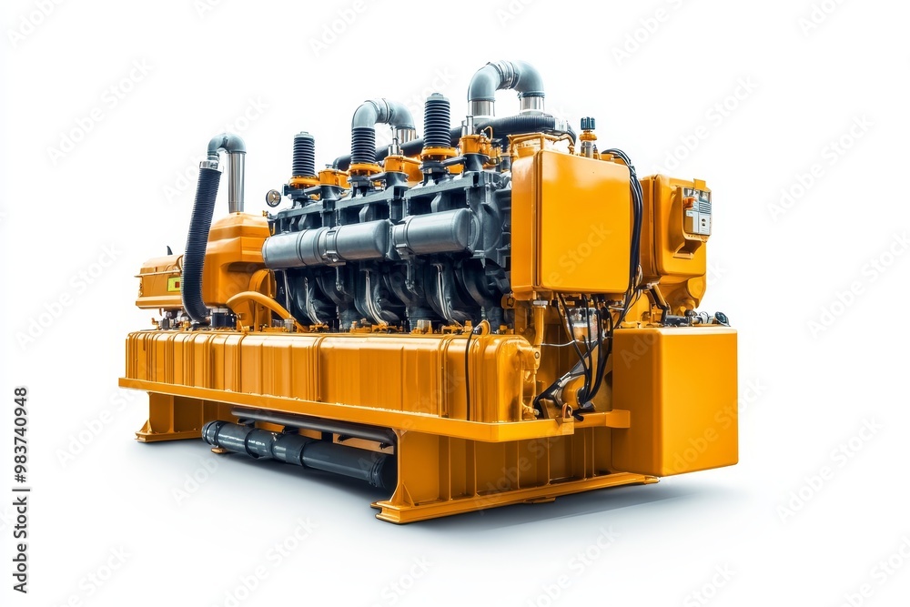 Powerful Industrial Generator Engine, a reliable and robust engine for heavy-duty applications, featuring a powerful design, robust construction, and durable components. Powerful Industrial Generator Engine, a reliable and robust engine for heavy-duty applications, featuring a powerful design, robust construction, and durable components.