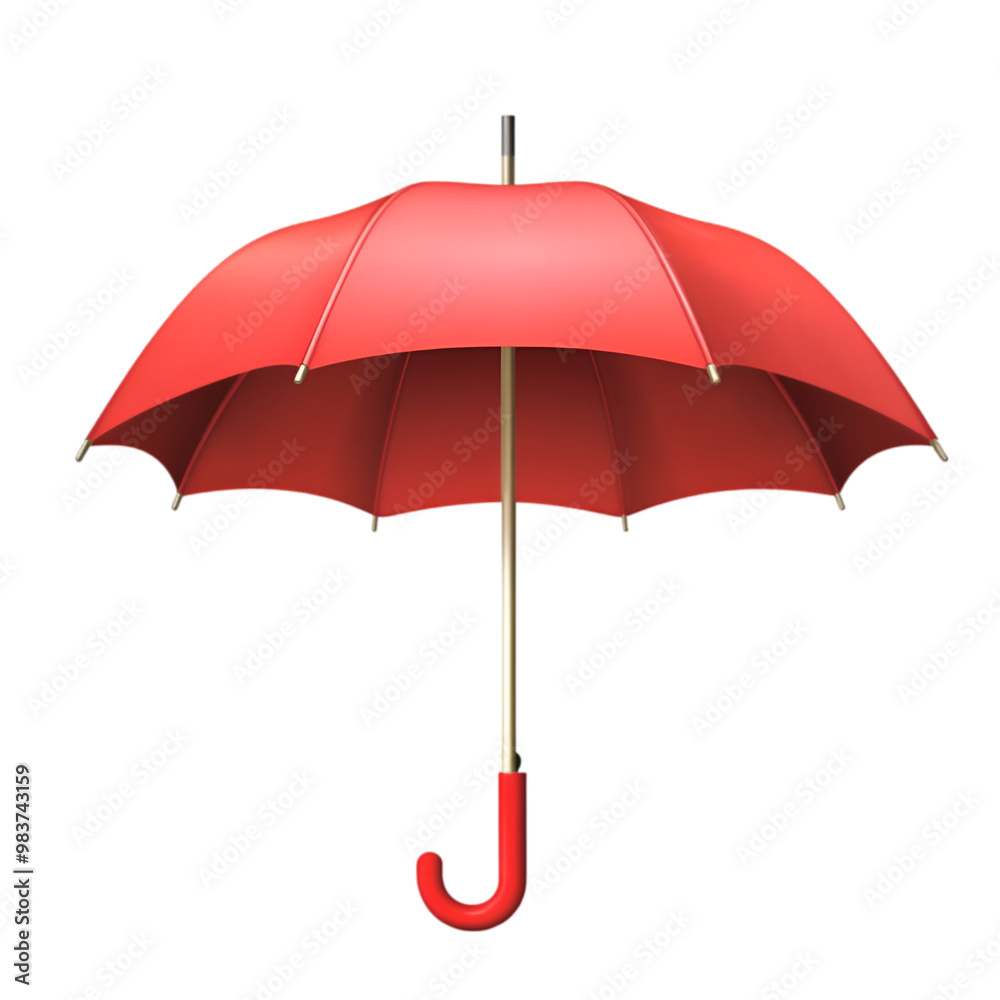 Stylish umbrella on white and transparent background. PNG cutout. Stylish umbrella on white and transparent background. PNG cutout.