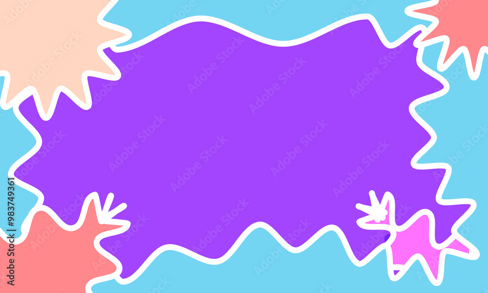 Abstract pop art social media post story background with wavy geometric pattern shape. children background frame. headline funny ornament template presentation design. brochure, website, flyer, ads
Abstract pop art social media post story background with wavy geometric pattern shape. children background frame. headline funny ornament template presentation design. brochure, website, flyer, ads