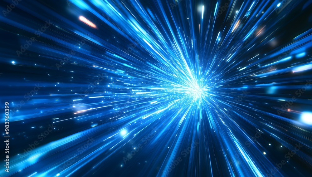 Blue light speed background with a blur effect background. Blue light speed background with a blur effect background.